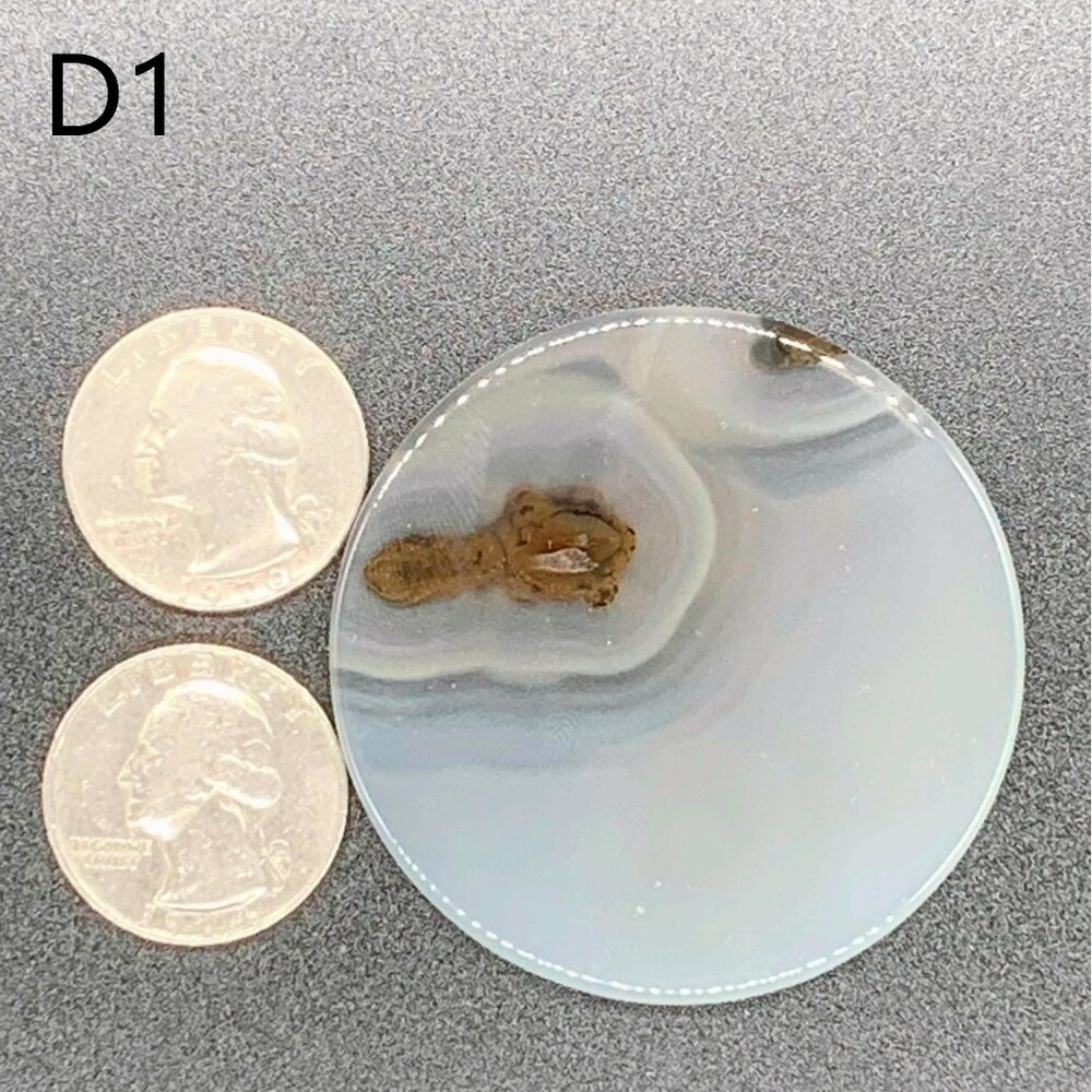 Turtle in the Water---Natural Scenic Agate, Jewelry Making Stones